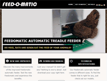 Tablet Screenshot of feedomatic.com